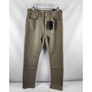 SOLD OUT Vintage Genes Black Jeans Mens 32x30 Tan Slim Fit Denim NWT